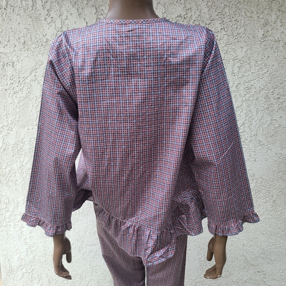 Checkered Pajama Pants and Top Set - Picture 5 of 8